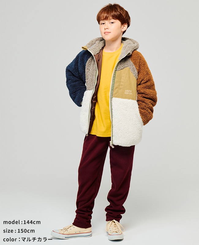 クリフメイヤー[公式] シャギーボアフードジャケット KIDS J2514413