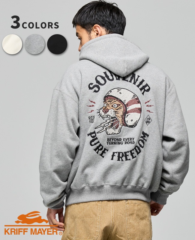 クリフメイヤー[公式] スーベニア刺繍ジップパーカー MENS 2615100