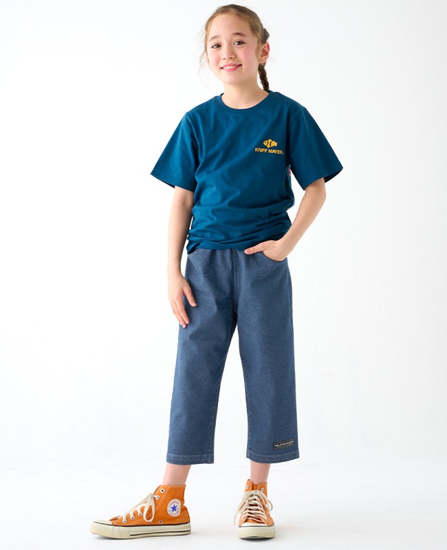 クリフメイヤー[公式] ハイメッシュデニムクロップド KIDS J2447101