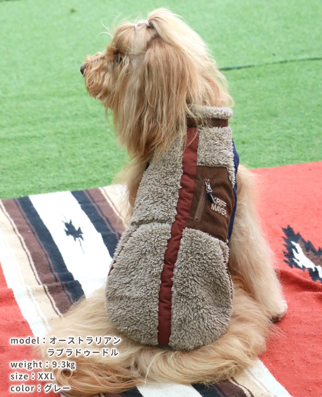 クリフメイヤー[公式] シャギーボアベスト DOG D2514405