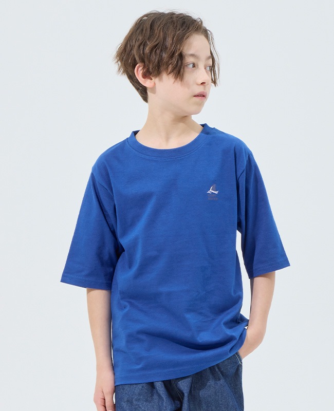 クリフメイヤー[公式] 楽LUCK五分袖Tシャツ(サメ) KIDS J2536318