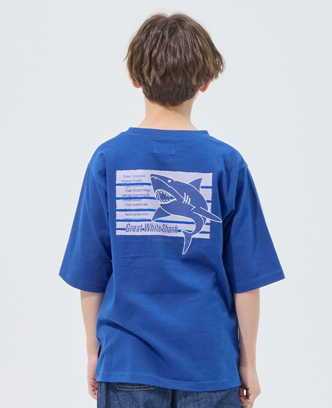 クリフメイヤー[公式] 楽LUCK五分袖Tシャツ(サメ) KIDS J2536318