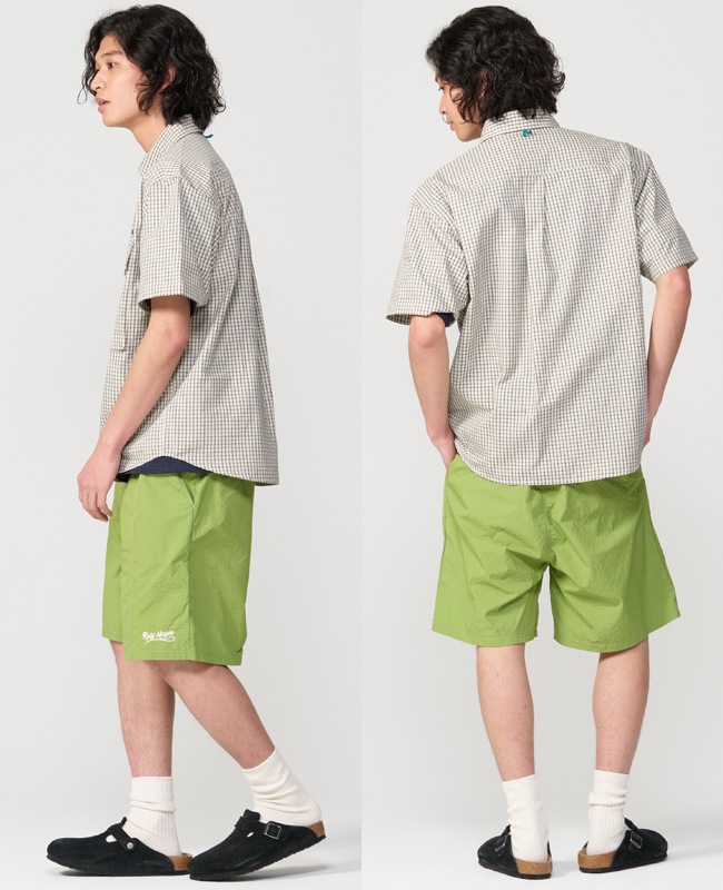 クリフメイヤー[公式] シアサッカーチェック半袖シャツ MENS 2555101