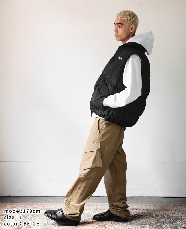 Bukta コットンナイロンイージーカーゴパンツ MENS BU2415809