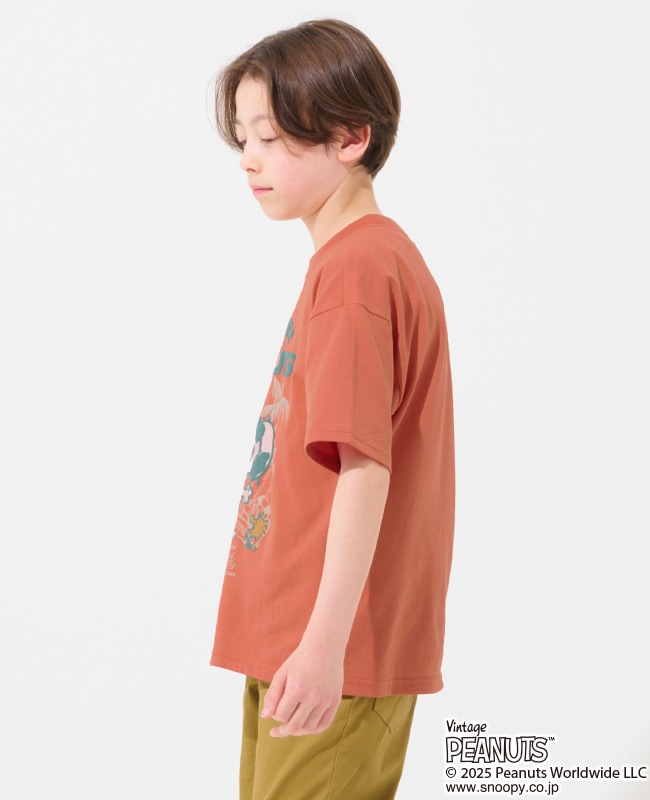 クリフメイヤー[公式] スヌーピープリントT(クリームソーダ) KIDS J2457836