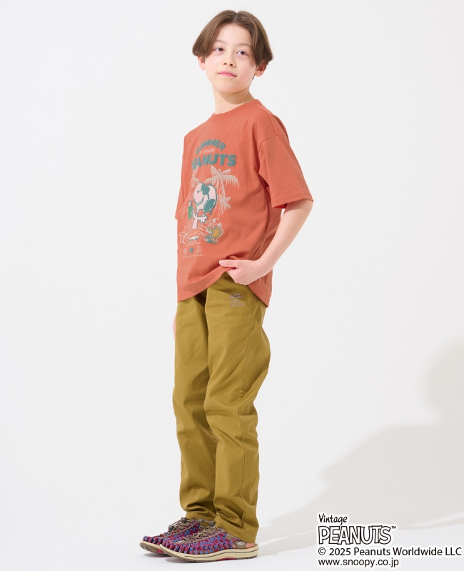 クリフメイヤー[公式] スヌーピープリントT(クリームソーダ) KIDS J2457836