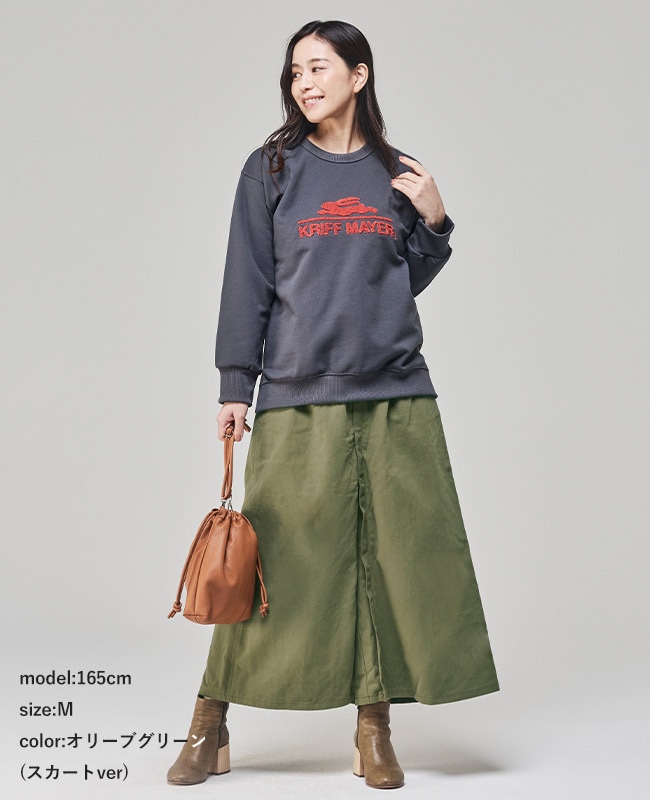 クリフメイヤー[公式] 2WAY変形パンツスカート LADYS W2525124 | LADYS
