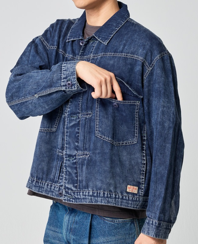 クリフメイヤー[公式] エアーライトデニムジャケット MENS 2545101