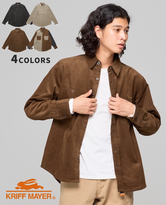 クリフメイヤー[公式] コーデュロイワークシャツ MENS 2625113