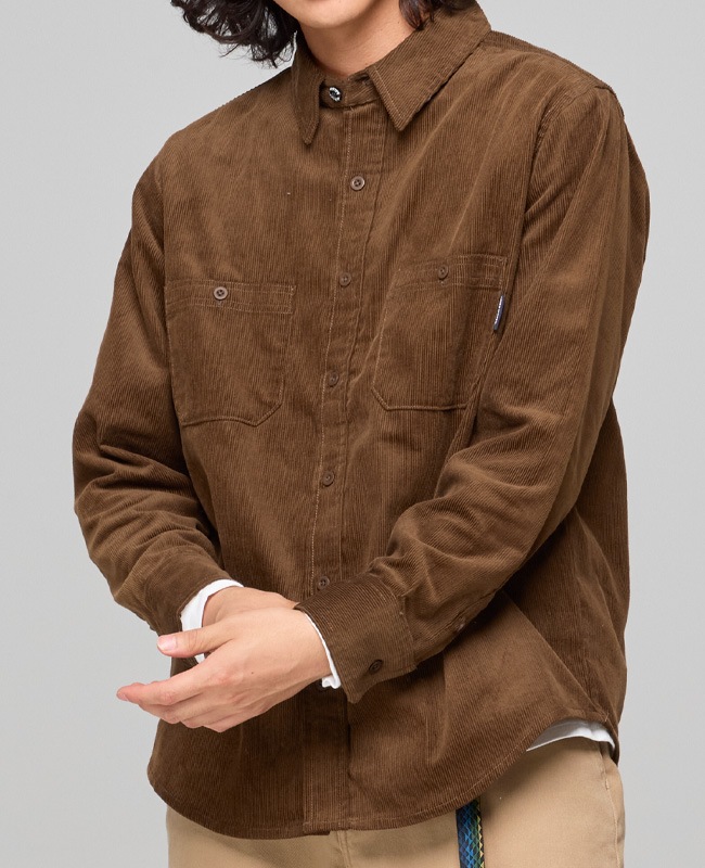 クリフメイヤー[公式] コーデュロイワークシャツ MENS 2625113