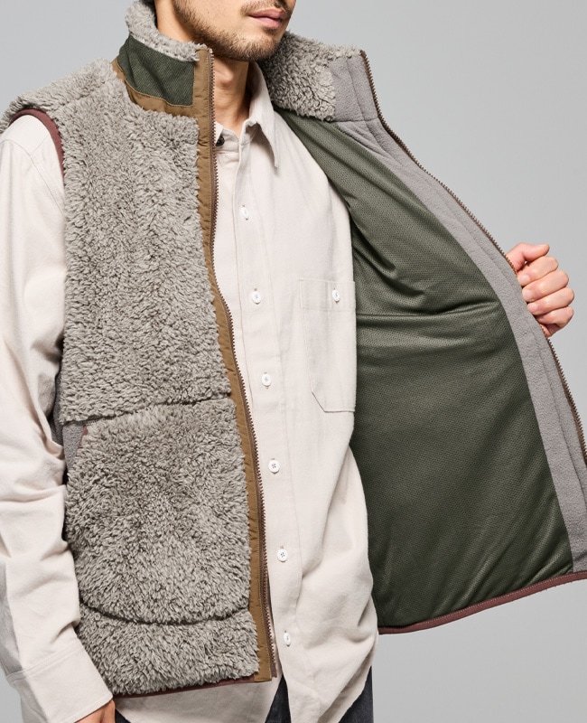 クリフメイヤー[公式] シャギーボアベスト MENS 2514402 | MENS メンズ