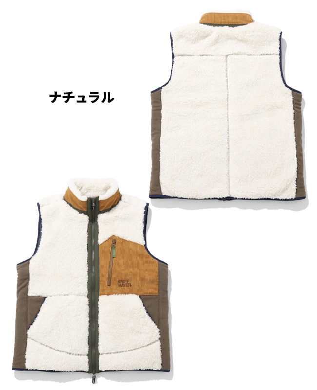 クリフメイヤー[公式] シャギーボアベスト MENS 2514402 | すべての