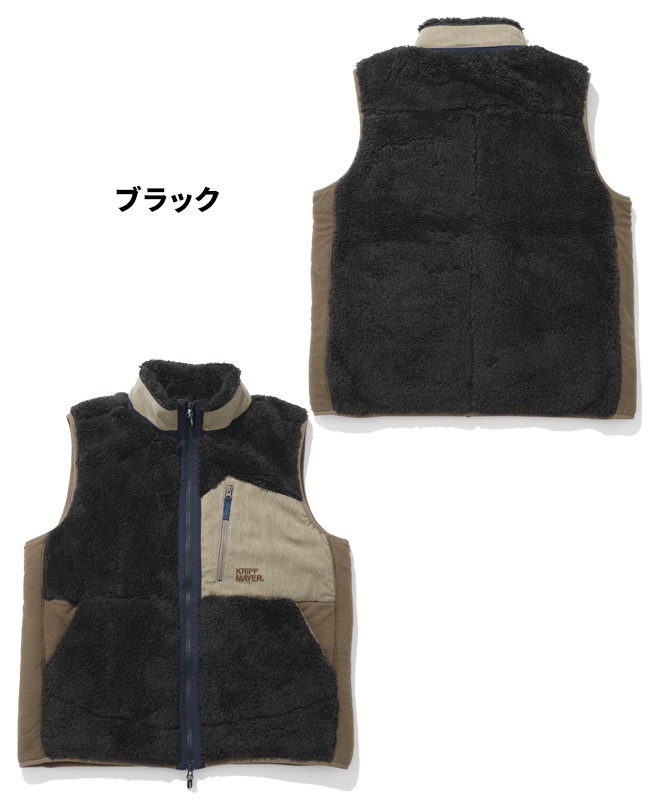 クリフメイヤー[公式] シャギーボアベスト MENS 2514402 | すべての