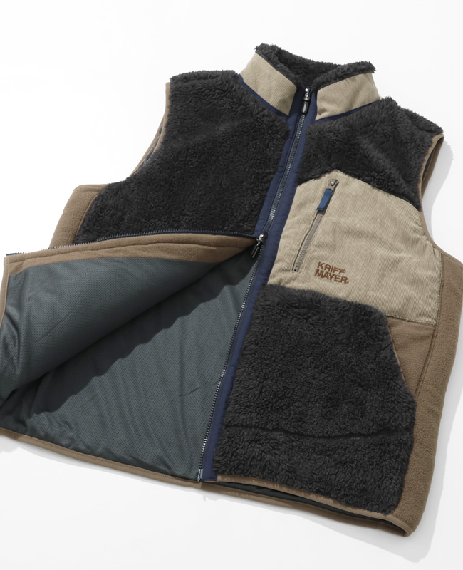 クリフメイヤー[公式] シャギーボアベスト MENS 2514402