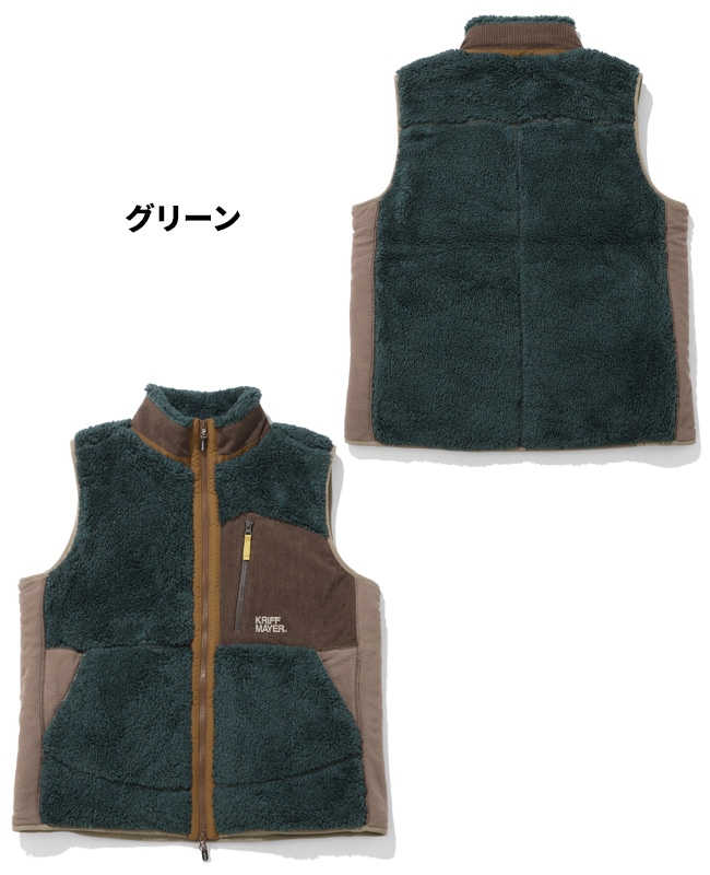 クリフメイヤー[公式] シャギーボアベスト MENS 2514402