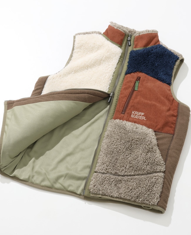 クリフメイヤー[公式] シャギーボアベスト MENS 2514402