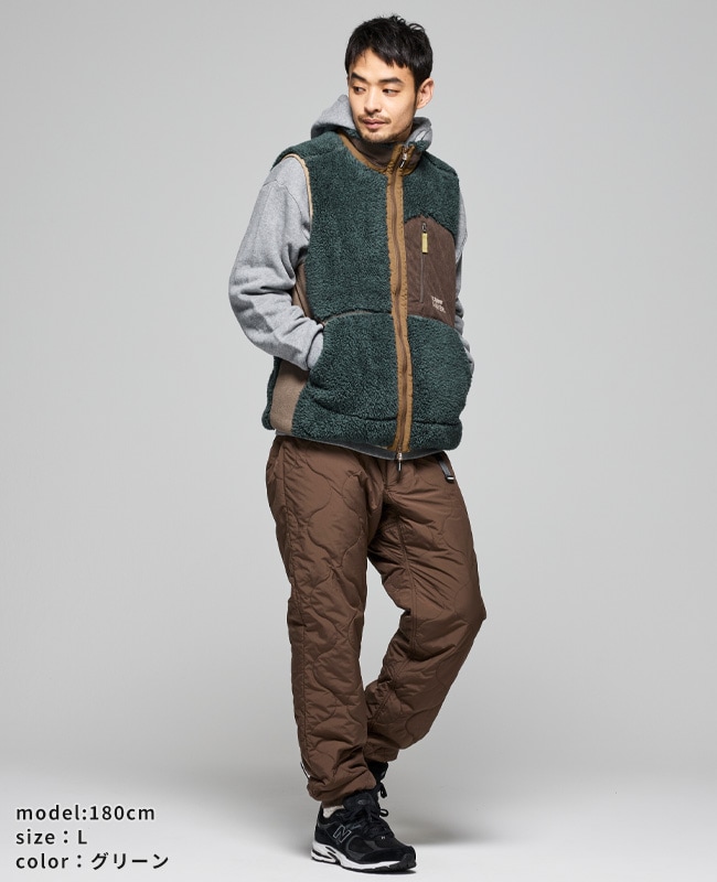 クリフメイヤー[公式] シャギーボアベスト MENS 2514402