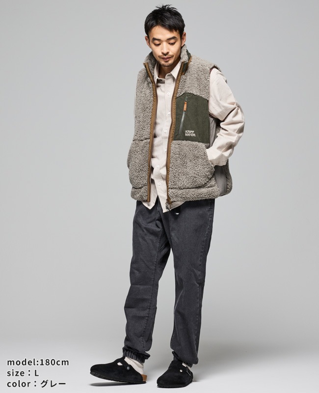 クリフメイヤー[公式] シャギーボアベスト MENS 2514402