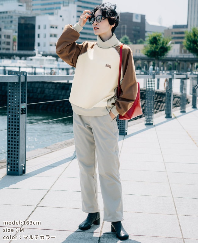 クリフメイヤー[公式] 裏起毛タートルスウェット LADYS W2527819