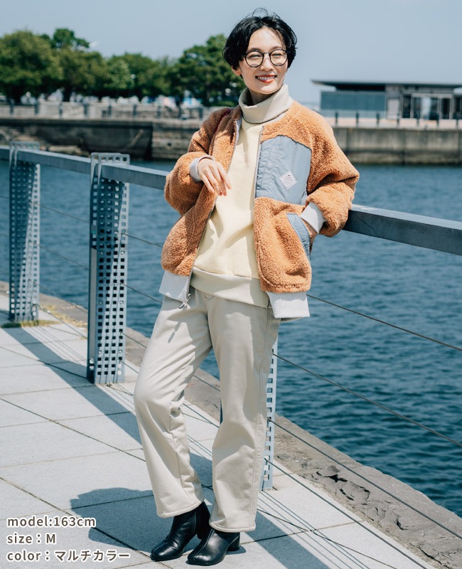 クリフメイヤー[公式] 裏起毛タートルスウェット LADYS W2527819