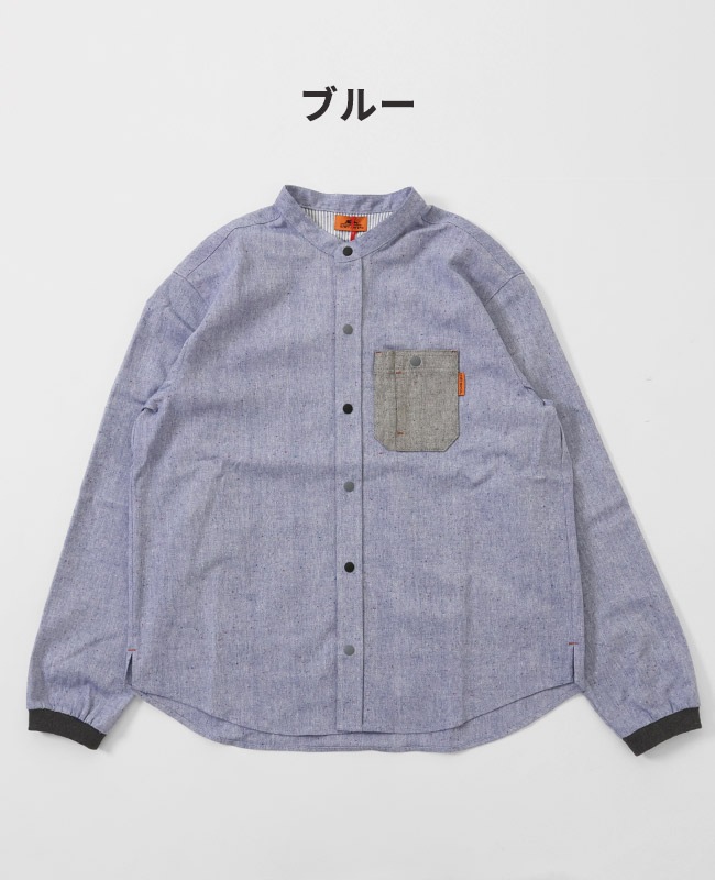 クリフメイヤー[公式] バンドカラーハッピーシャツ MENS 2437100