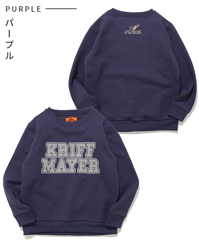 クリフメイヤー[公式] 裏起毛クルー(KM) KIDS J2527834