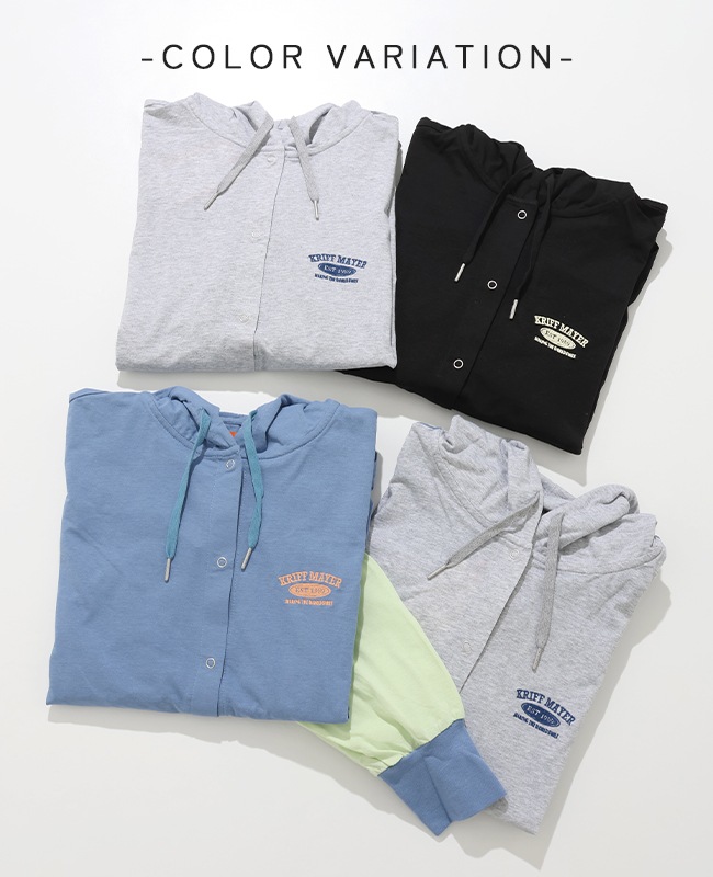 クリフメイヤー[公式] UVカットさらボタンパーカー LADYS W2537817