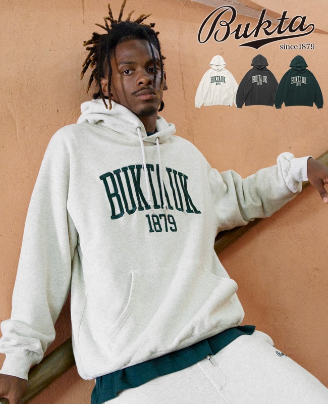 Bukta ヘビー裏毛刺繍パーカー MENS BU2525802