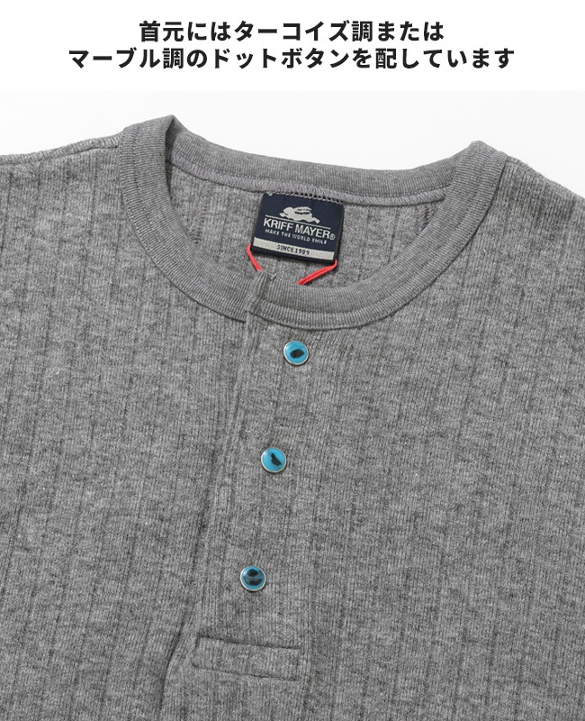 クリフメイヤー[公式] 針抜きヘンリーネックT MENS 2545102