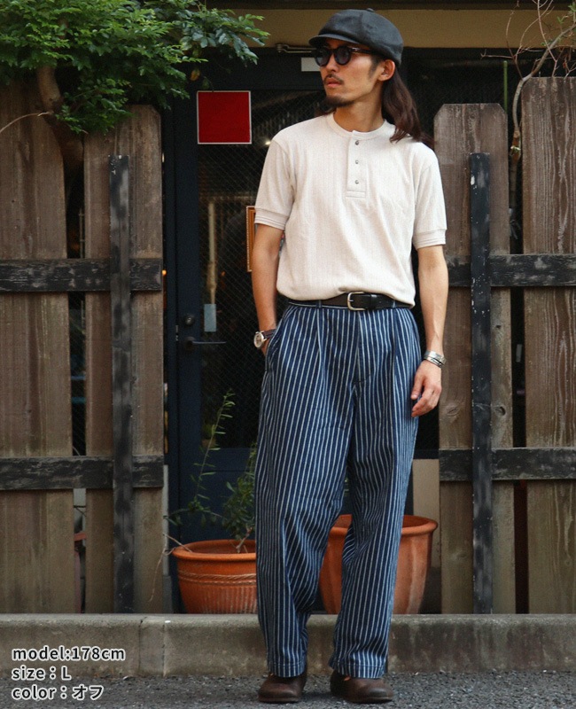 クリフメイヤー[公式] 針抜きヘンリーネックT MENS 2545102
