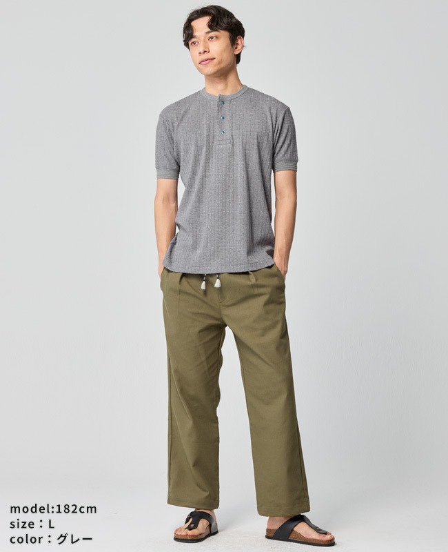 クリフメイヤー[公式] 針抜きヘンリーネックT MENS 2545102