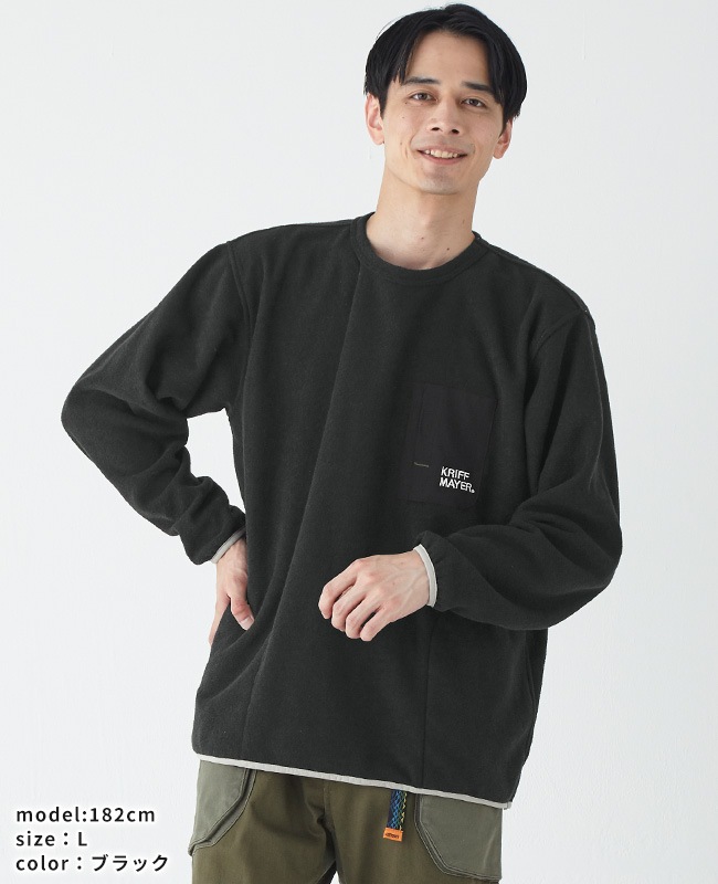 クリフメイヤー[公式] ブークレポケットデザインロンT MENS 2417810