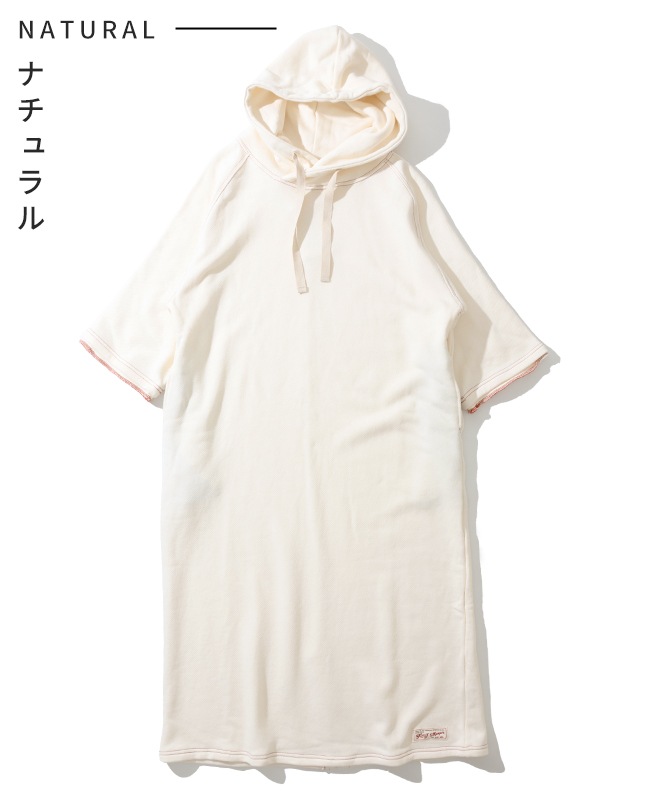 クリフメイヤー[公式] ざっくり裏毛7分袖ワンピース LADYS W2517827