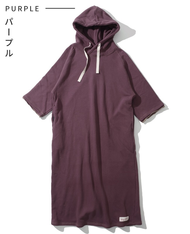 クリフメイヤー[公式] ざっくり裏毛7分袖ワンピース LADYS W2517827