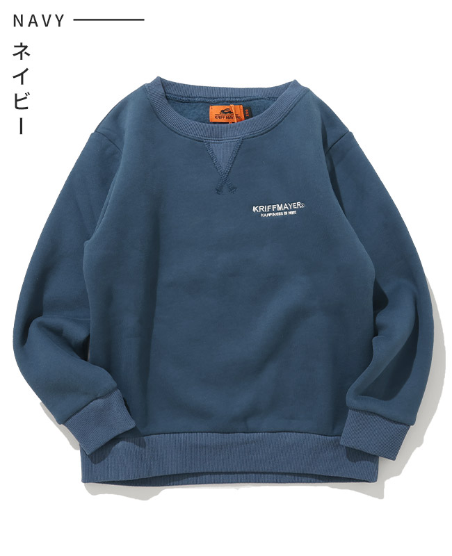 クリフメイヤー[公式] あたたか刺繍クルー KIDS J2527837