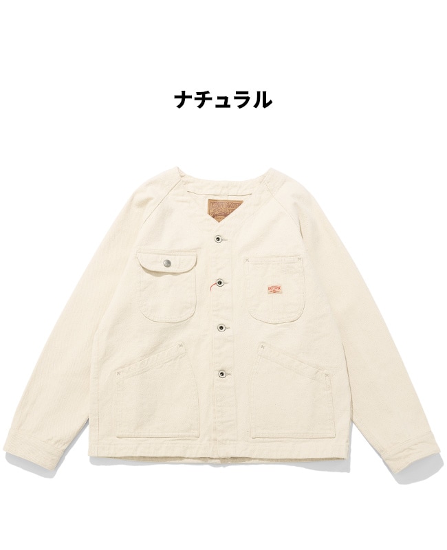 クリフメイヤー[公式] ノーカラーデニムカバーオール MENS 2534002