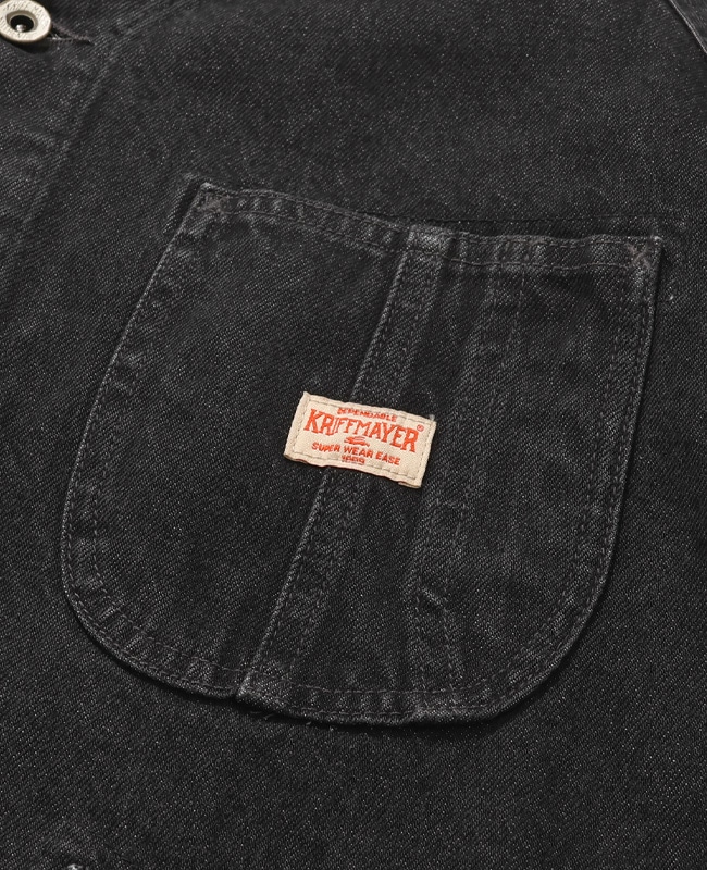 クリフメイヤー[公式] ノーカラーデニムカバーオール MENS 2534002