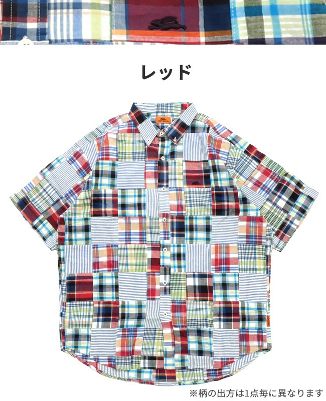 クリフメイヤー[公式] パッチワークリラックスシャツ MENS 2453100