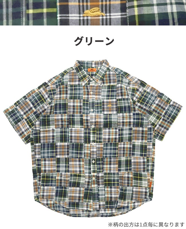 クリフメイヤー[公式] パッチワークリラックスシャツ MENS 2453100