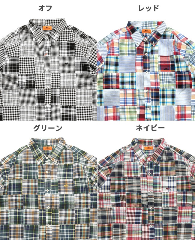 クリフメイヤー[公式] パッチワークリラックスシャツ MENS 2453100