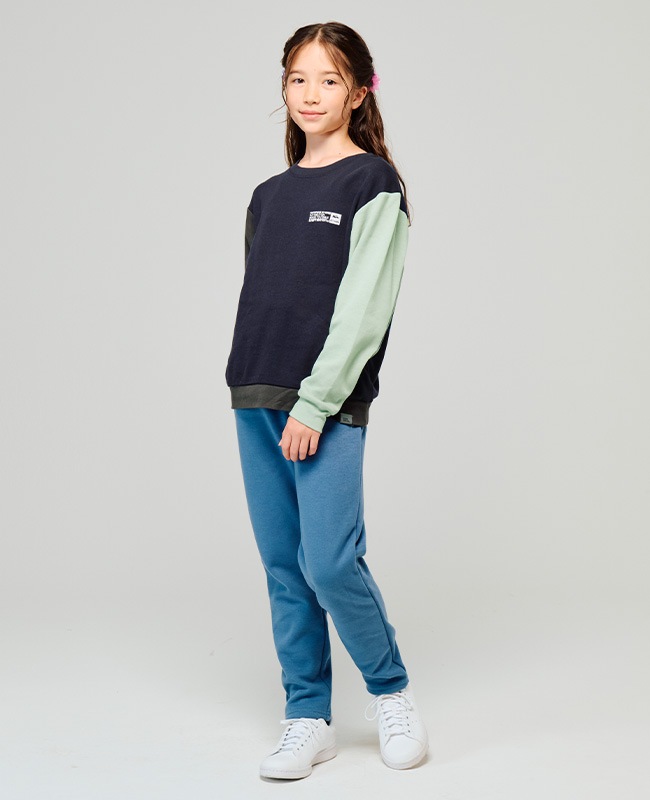 クリフメイヤー[公式] 袖パイピング クルー KIDS J2517844