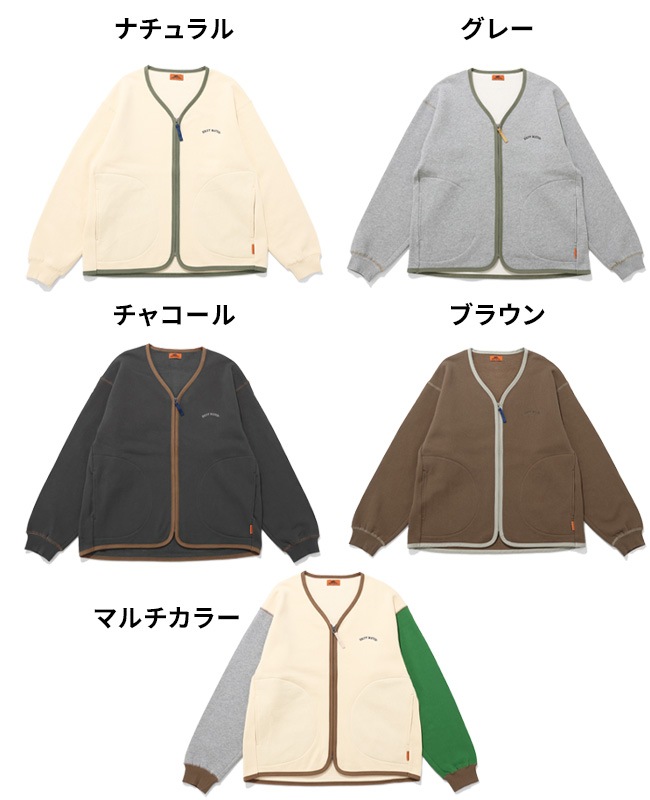 クリフメイヤー[公式] 裏起毛ZIPカーデ MENS 2523106