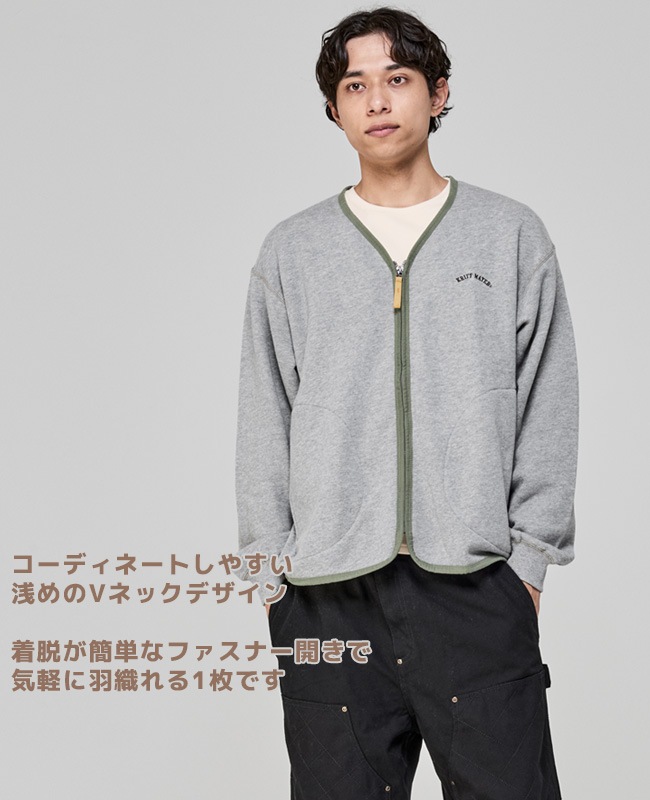 クリフメイヤー[公式] 裏起毛ZIPカーデ MENS 2523106 | MENS メンズ