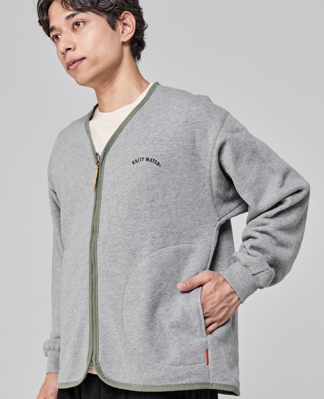 クリフメイヤー[公式] 裏起毛ZIPカーデ MENS 2523106