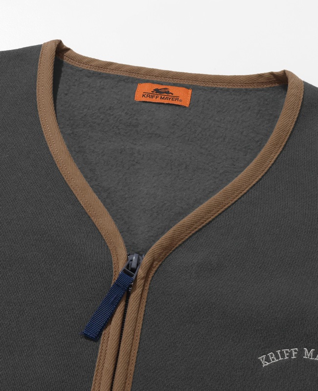 クリフメイヤー[公式] 裏起毛ZIPカーデ MENS 2523106