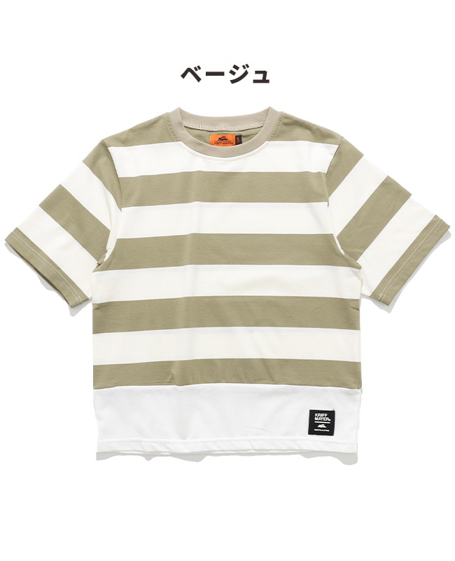 クリフメイヤー[公式] ボーダー切り替えT KIDS J2457850