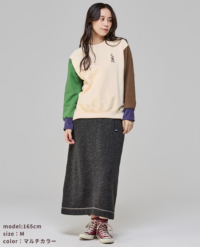 クリフメイヤー[公式] 裏起毛クルー(クリフラビット) LADYS W2527818