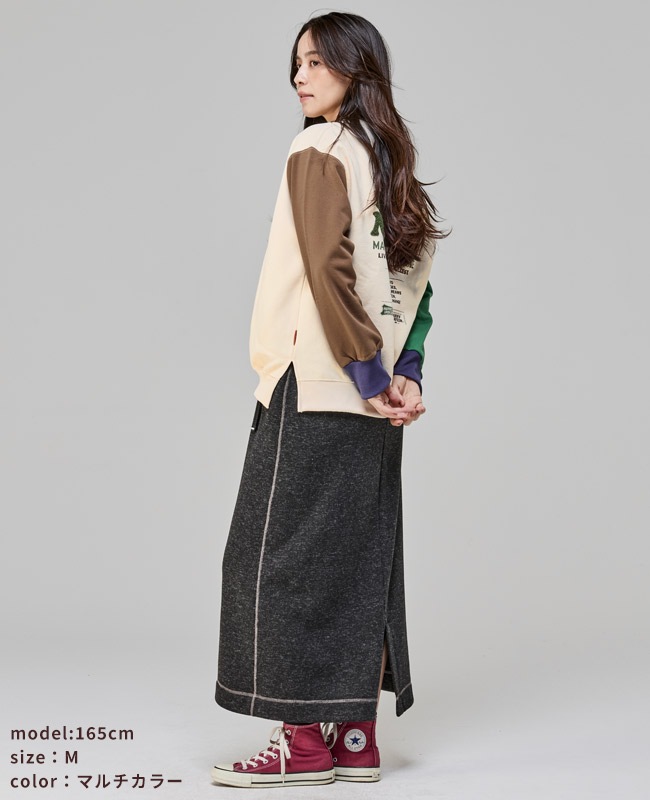 クリフメイヤー[公式] 裏起毛クルー(クリフラビット) LADYS W2527818