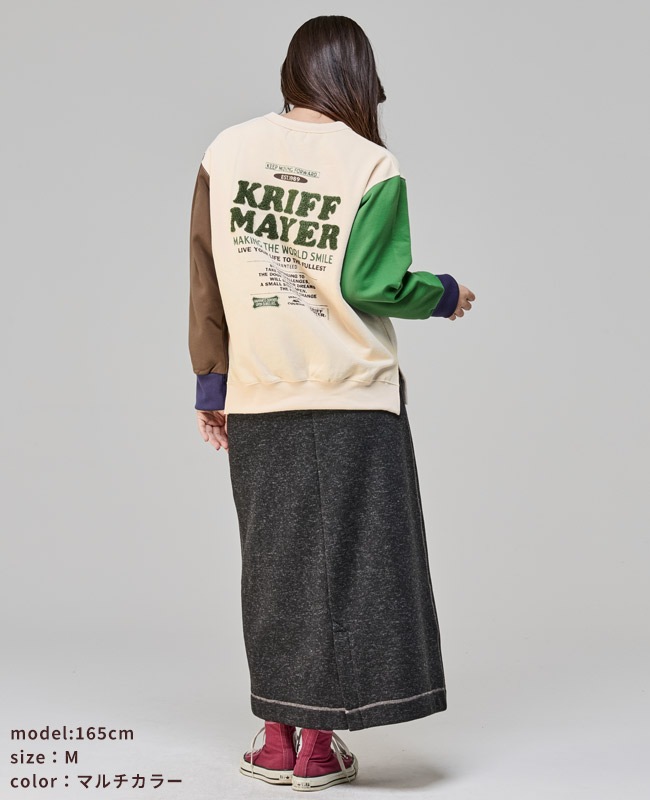 クリフメイヤー[公式] 裏起毛クルー(クリフラビット) LADYS W2527818