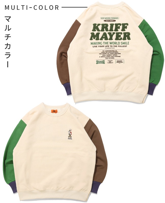 クリフメイヤー[公式] 裏起毛クルー(クリフラビット) LADYS W2527818